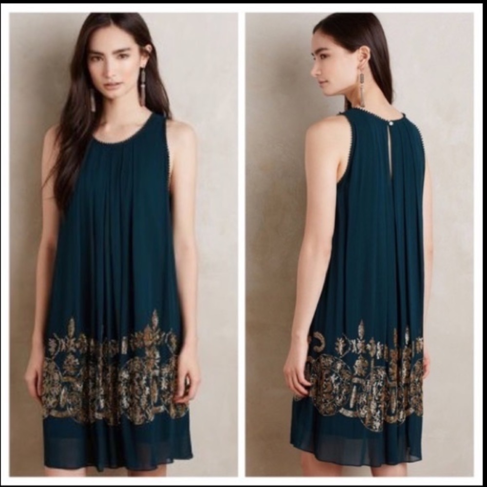 Anthropologie Pallavi Mohan Brenta Swing Dress